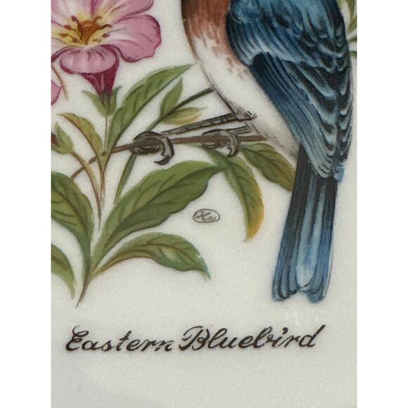 Bareuther stamp Grannycore Bird decorative hanging plate Germany set three pack - Picture 12 of 16